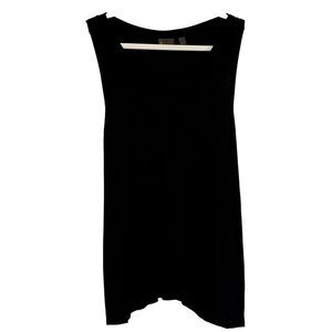 Zella Women’s Black Ribbed Tank Top 2X